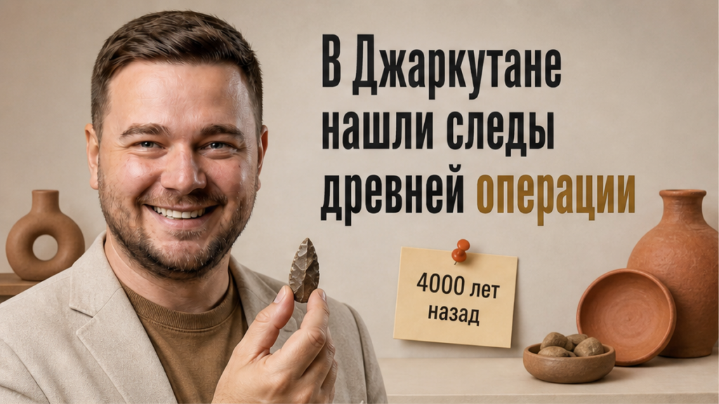 Иллюстрация: в Джаркутане нашли следы древней операции у ребёнка эпохи бронзы