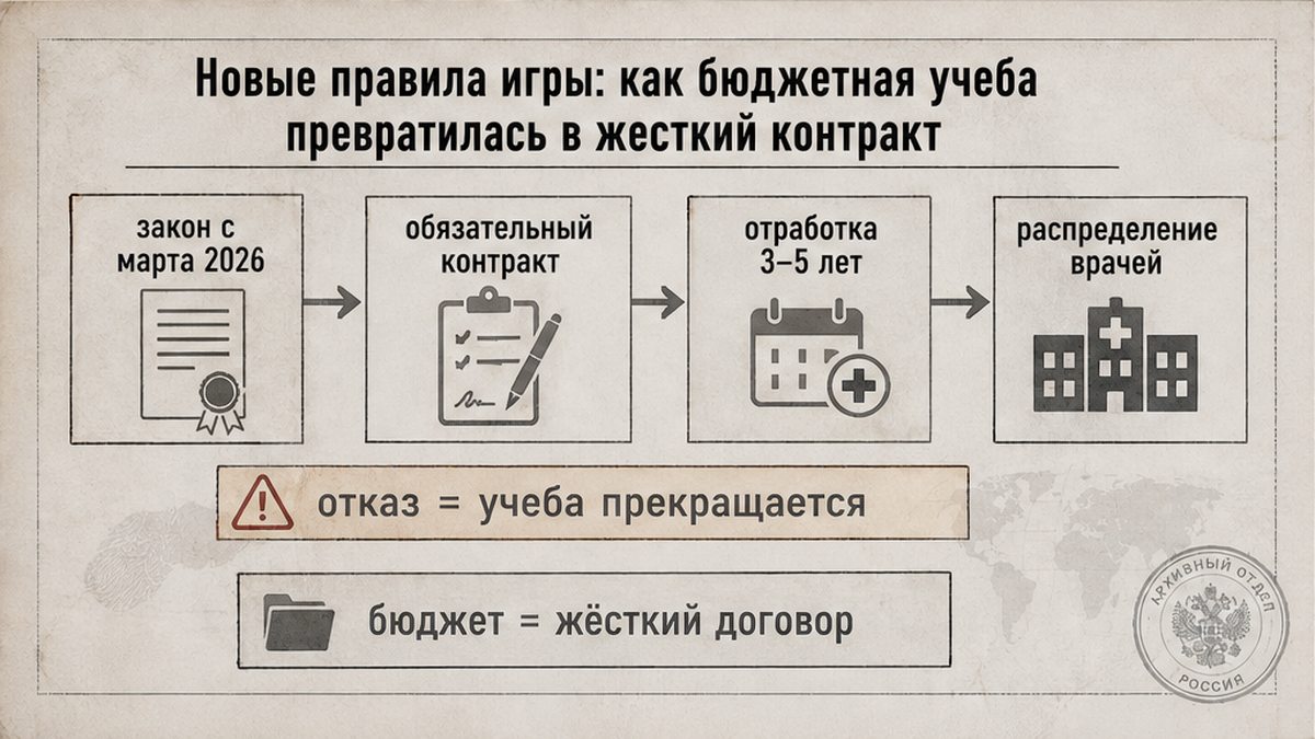 Схема: как бюджетная ординатура стала обязательным контрактом
