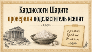 Кардиологи Шарите связали ксилит в крови с риском для сердца
