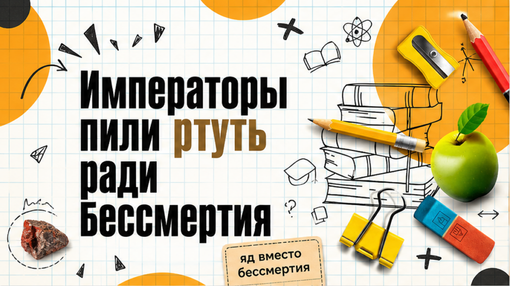 Иллюстрация: императоры пили ртуть, надеясь обрести бессмертие