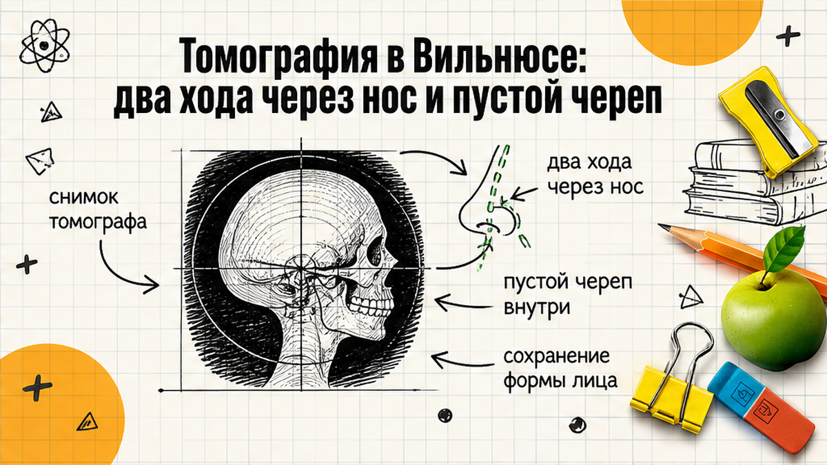 Схема: два хода через нос и пустая полость вместо заливки смол