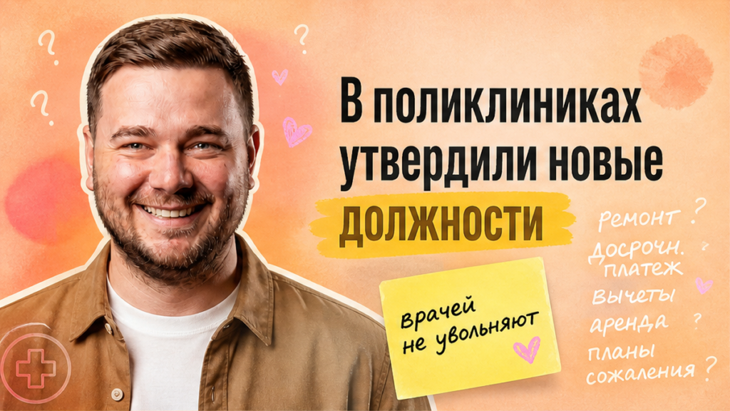Иллюстрация: в поликлиниках утвердили новые должности