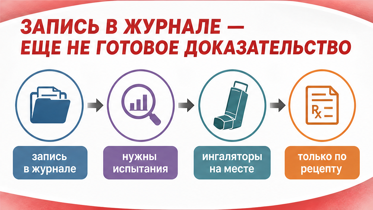 Схема: запись в медицинских картах ещё не клиническое доказательство