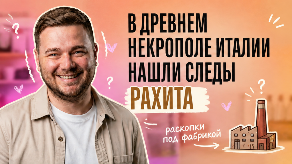 Иллюстрация: в древнем некрополе Италии нашли следы рахита