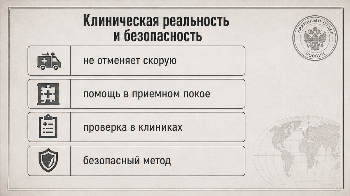 Карточки: шкала не отменяет скорую и нужна проверка в клиниках