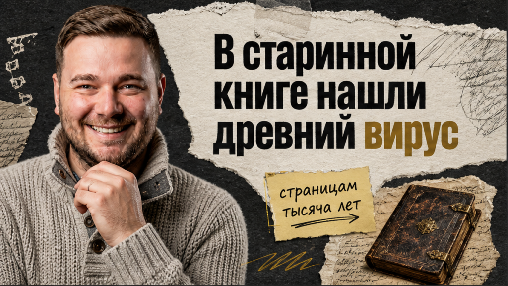 Иллюстрация: в старинной книге нашли ДНК древнего вируса оспы овец