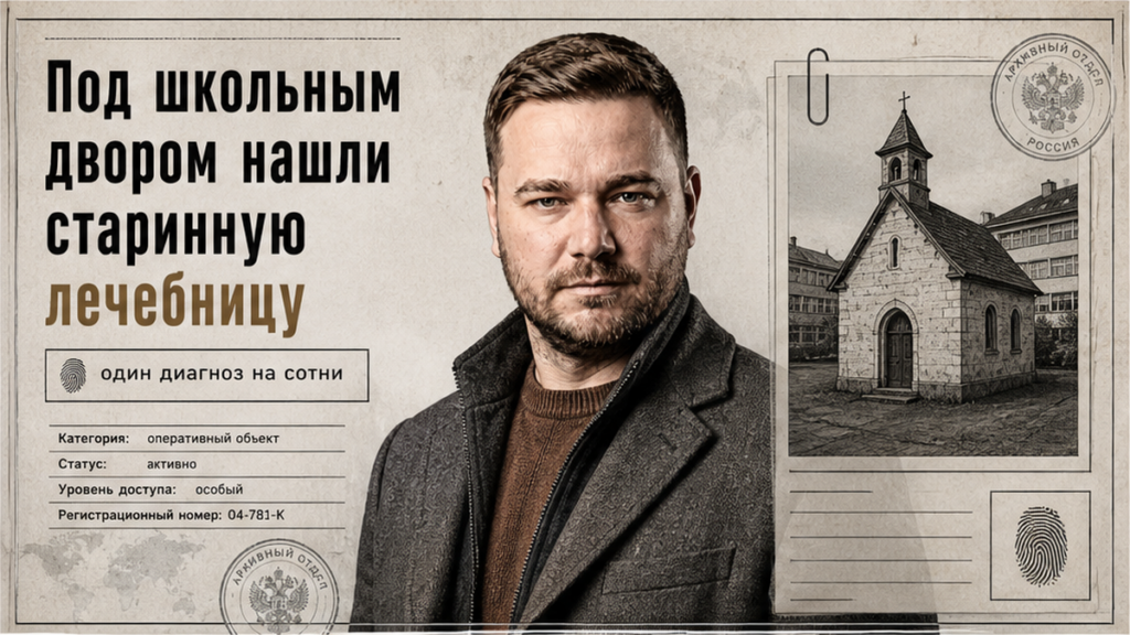 Иллюстрация: под школьным двором в Шаффхаузене нашли старинную лечебницу